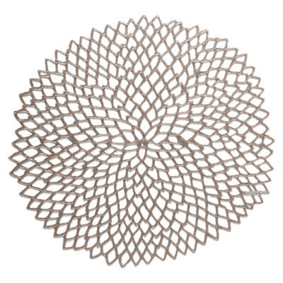 Chilewich Dahlia Placemat Gunmetal Chilewich Dahlia Placemat Gunmetal